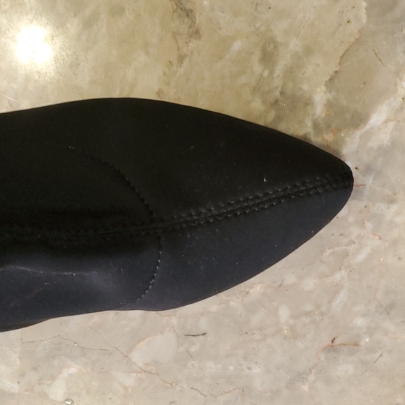 Rouge woman's black heel sock ankle booties boots size 9 - Picture 8 of 11